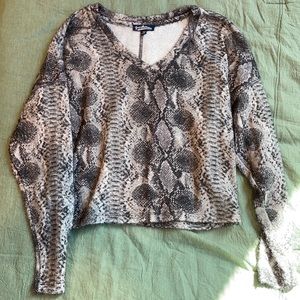 Snake Skin Sweater